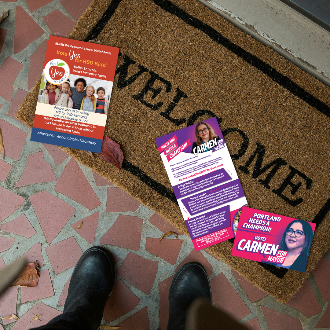Campaign walk literature design - Portland 2024